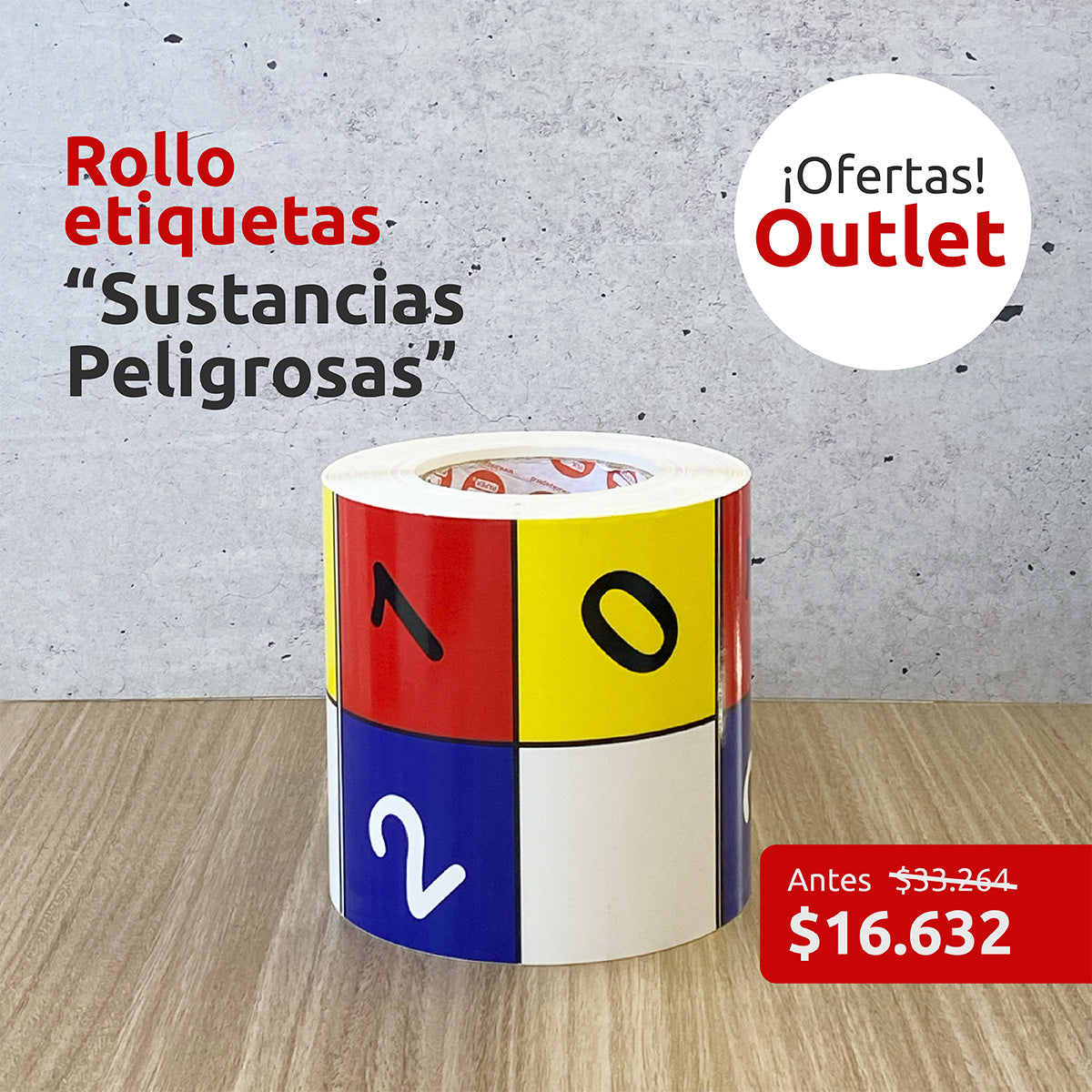 OUTLET - Etiquetas "Sustancias Peligrosas"