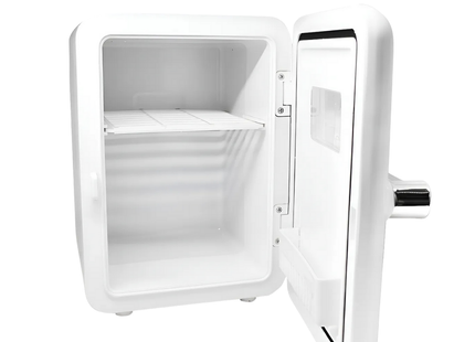 Mini Refrigerador Portátil Eléctrico Blanco con visor