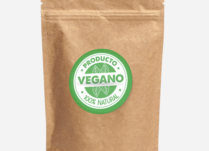 Etiqueta Sticker Circular Producto Vegano 1000 Unidades