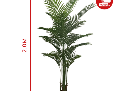 Planta Artificial Palmera Areca 2,0 m Verde