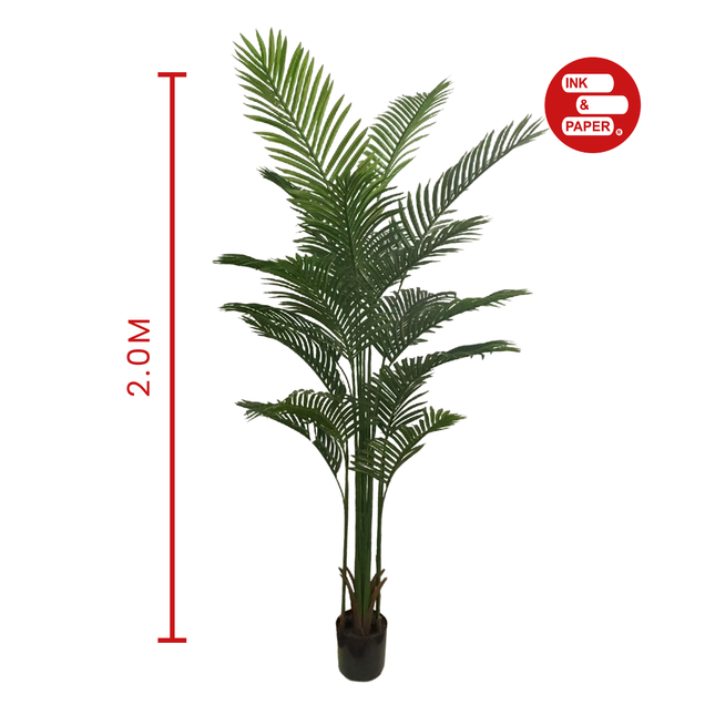 Planta Artificial Palmera Areca 2,0 m Verde