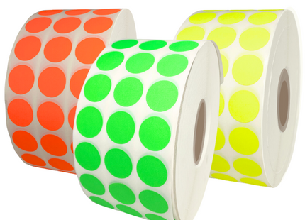 Etiquetas Circulares Fluor 30 mm (7515378352337)