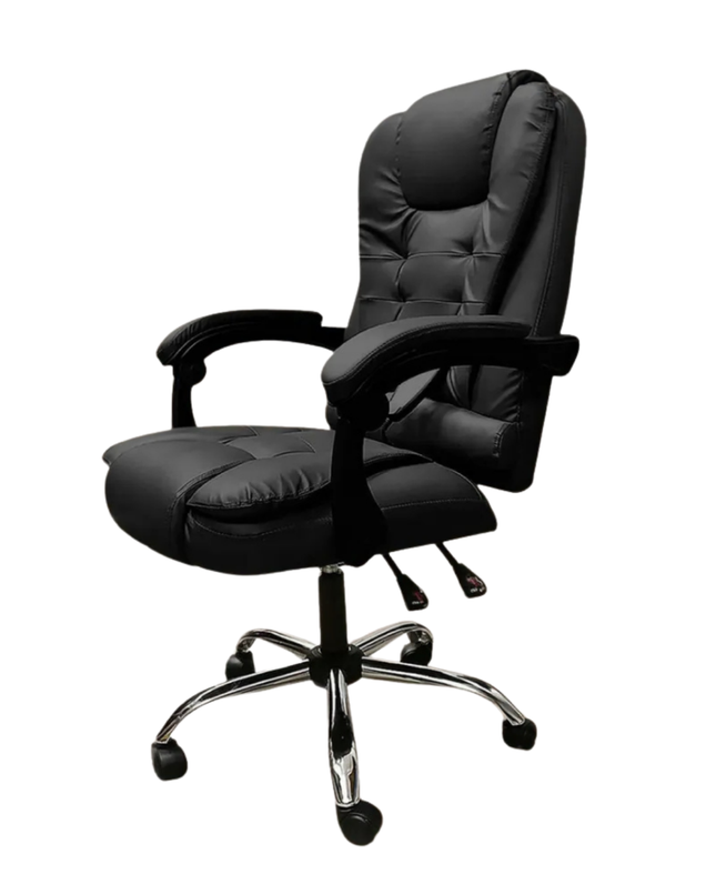 Silla Escritorio Reclinable Cuero Sintético