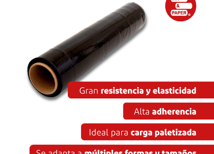 Stretch Film Industrial - Negro