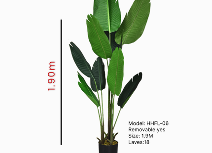 Planta Artificial Ave del Paraíso 1,90 m