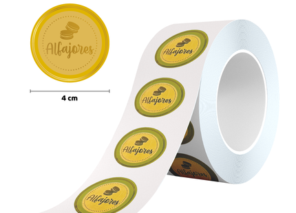 Etiquetas adhesivas para alfajores artesanales | 40 mm (7626771726545)