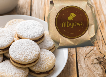 Etiquetas adhesivas para alfajores artesanales | 40 mm (7626771726545)