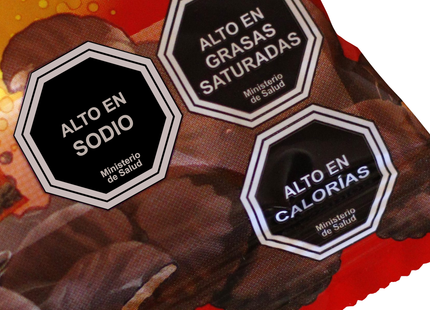 Sellos Minsales para alimentos ''ALTO EN'' - Dos salidas