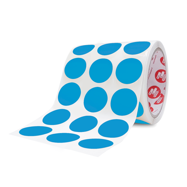 Etiquetas Circulares Colores 30 mm Buje 1 (7307370889425)