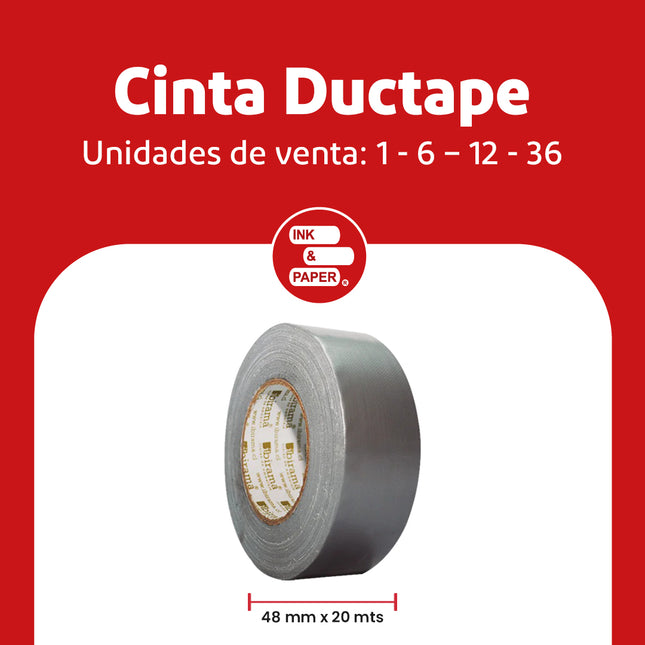 Cinta Duct Tape | 48 mm x 20 mts