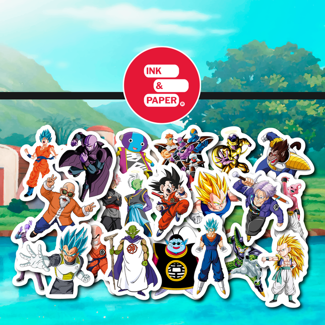 Pack de 20 stickers DBZ2 (7603399360721)