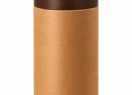 Tubo de Cartón Kraft 76 mm – Tapa Alta (Serie 5)