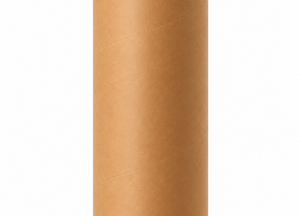 Tubo de Cartón Kraft 76 mm – Tapa Alta (Serie 5)