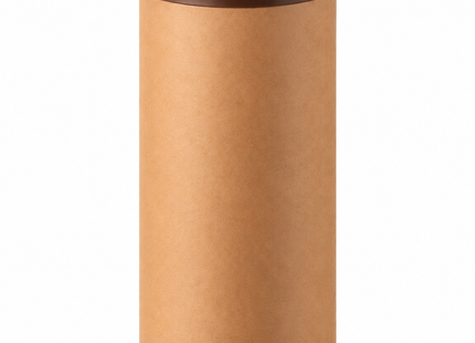 Tubo de Cartón Kraft 76 mm – Tapa Plana (Serie 4)