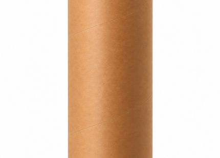 Tubo de Cartón Kraft 76 mm – Tapa Alta (Serie 5)