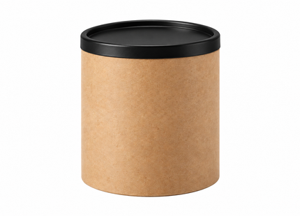 Tubo de Cartón Kraft 76 mm – Tapa Plana (Serie 4)