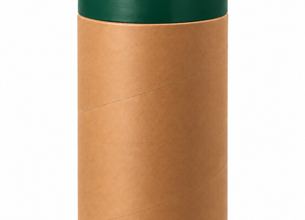 Tubo de Cartón Kraft 76 mm – Tapa Alta (Serie 5)
