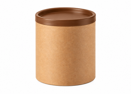 Tubo de Cartón Kraft 76 mm – Tapa Plana (Serie 4)
