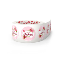 Sticker | Feliz día Mamá - 100 etiquetas (7603690143953)