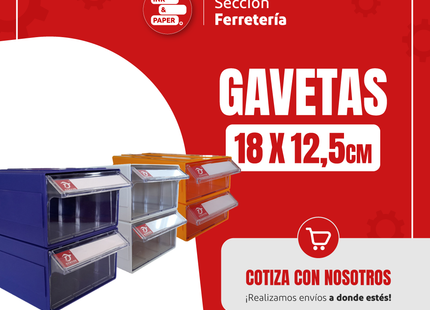 Gavetas Plásticas Organizadoras
