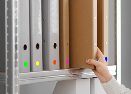 Etiquetas Circulares Flúor | 70 mm