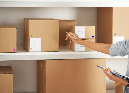 Etiquetas Circulares Flúor | 70 mm