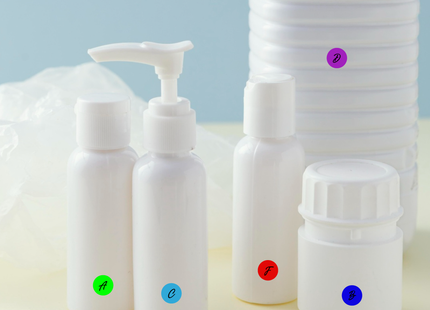 Etiquetas Circulares Flúor | 70 mm