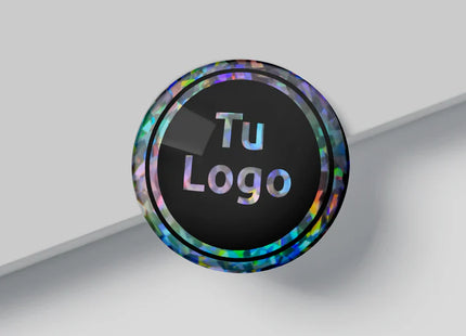 Imanes personalizados impresos de vinilo holográfico cristal