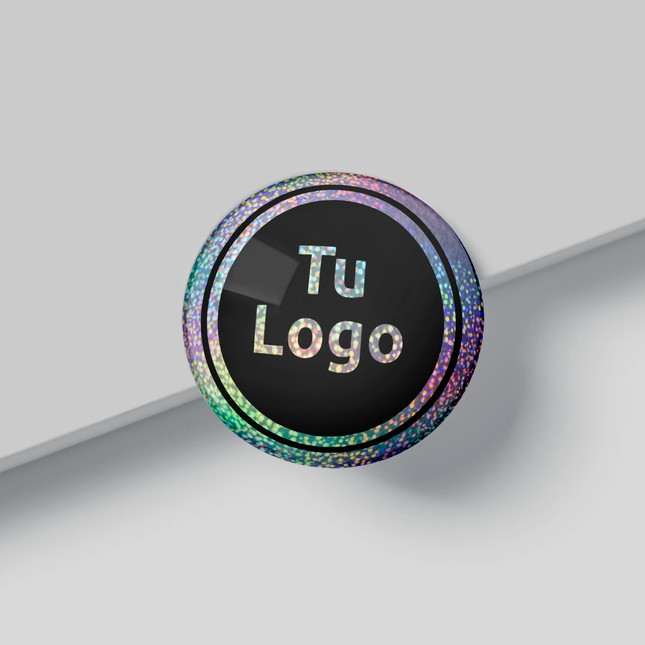 Imanes personalizados impresos de vinilo holográfico glitter (7598800830673)