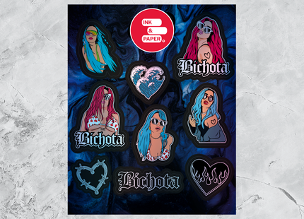 Lámina de Stickers L11 (7603972538577)