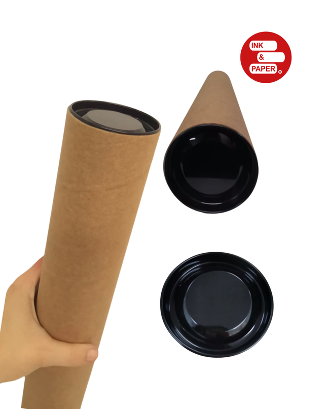 Tubos Porta Planos y Documentos pack 2 unidades  | 76 mm x 88 cm