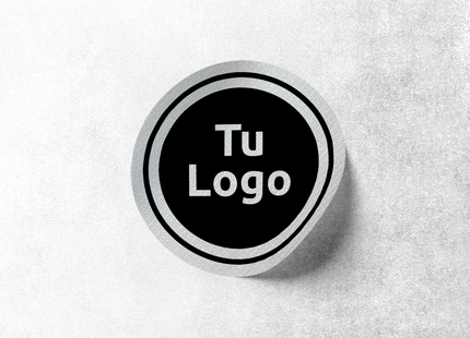 Etiqueta personalizada de papel nácar texturizado (7600100737233)