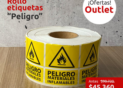 OUTLET - Etiquetas "Peligro" (7315022414033)