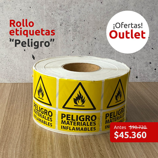 OUTLET - Etiquetas "Peligro"