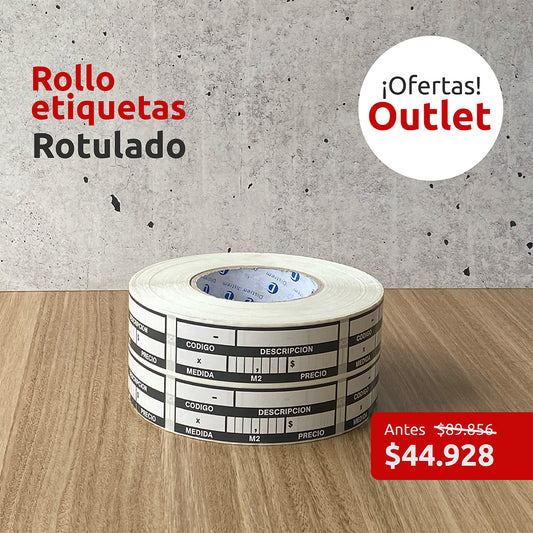 OUTLET - Etiquetas "Rotulado"