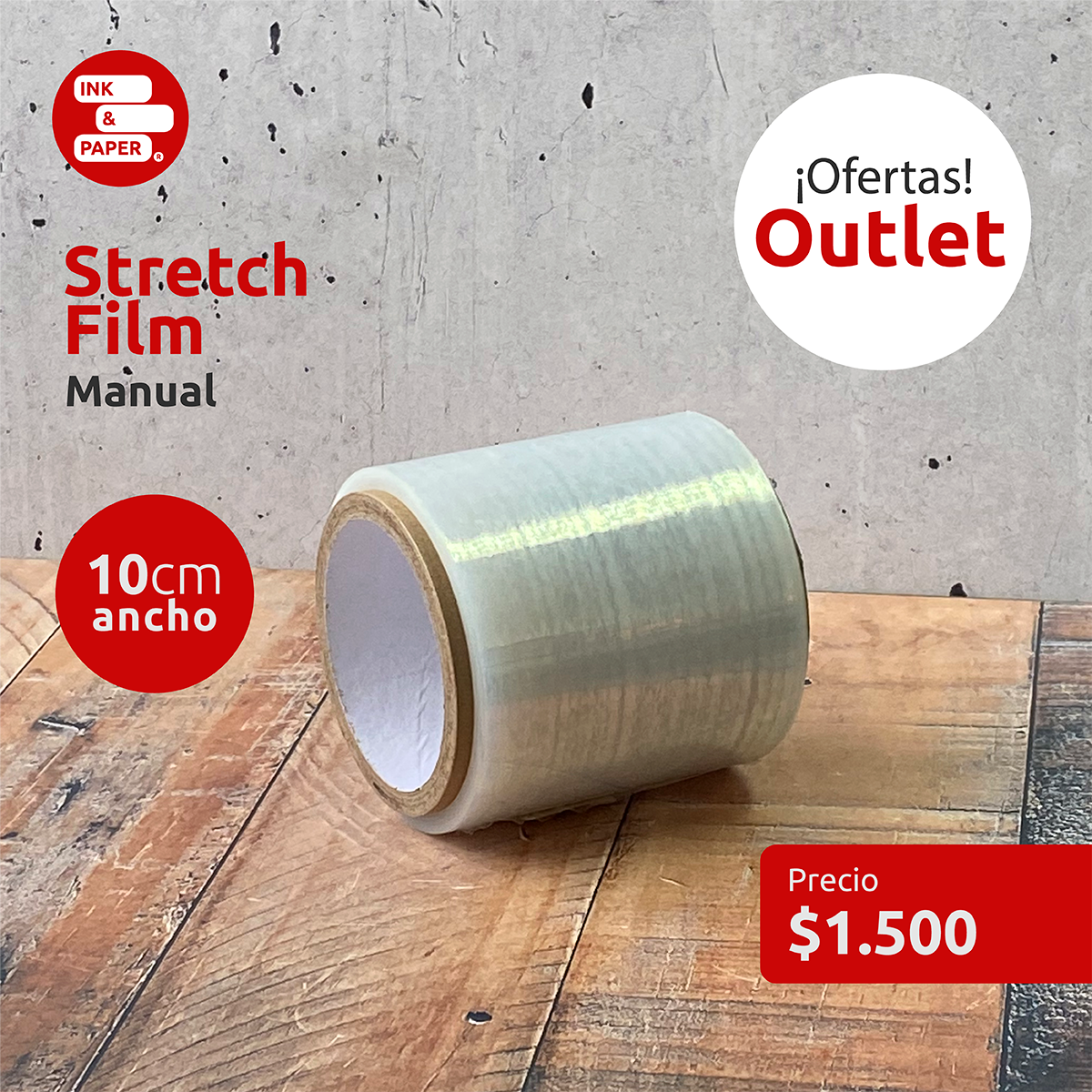 OUTLET - Rollo Stretch Film 10cm