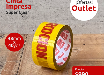 OUTLET - Cinta impresa "Promoción" (7326765973713)