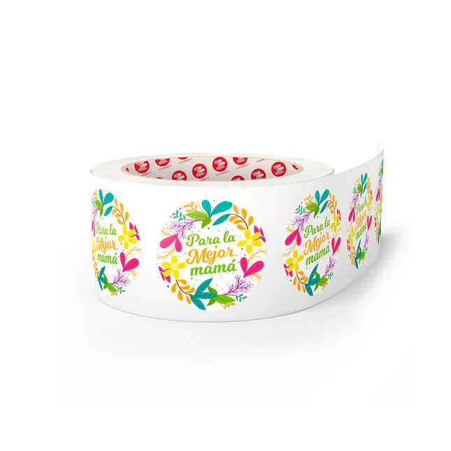 Sticker | Para la mejor mamá - 100 etiquetas (7603689849041)