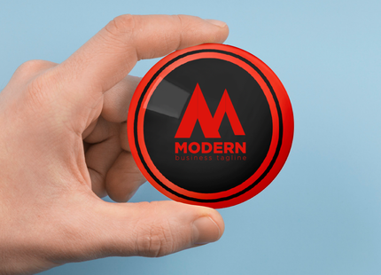 Imanes personalizados impresos de vinilo rojo neón