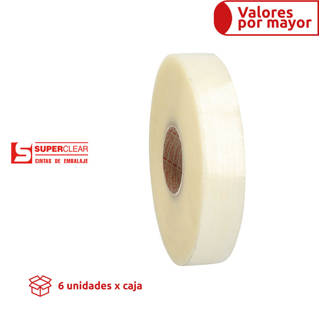 Cinta Adhesiva Super Clear Transparente | 48 mm x 1000 mts. (7582300242129)