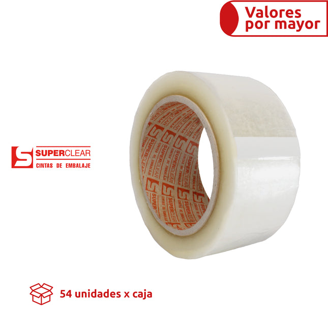 Cinta Adhesiva Super Clear Transparente | 48 mm x 100 mts. (7582295752913)