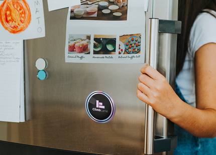 Imanes personalizados impresos de vinilo holográfico tornasol