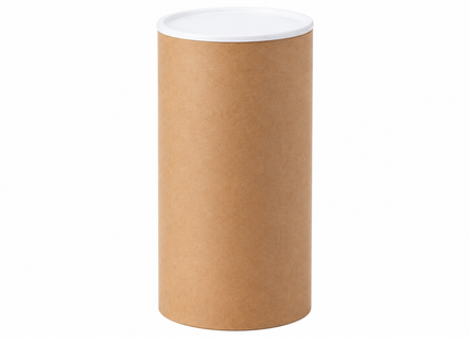 Tubo de Cartón Kraft 76 mm – Tapa Plana (Serie 4)