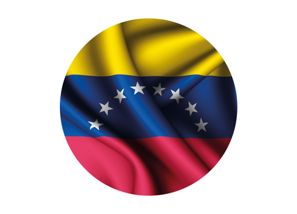 Etiqueta adhesiva Ovalada Bandera Venezuela | 50 mm (7633939955921)