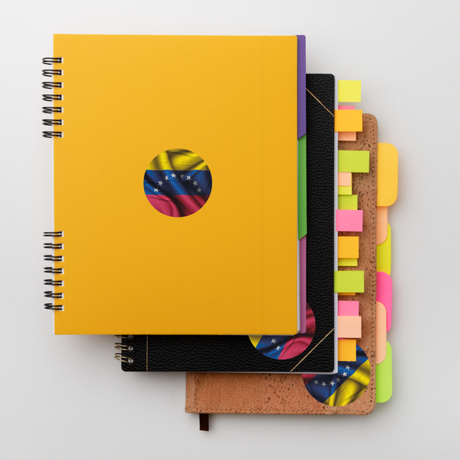 Etiqueta adhesiva Ovalada Bandera Venezuela | 50 mm (7633939955921)