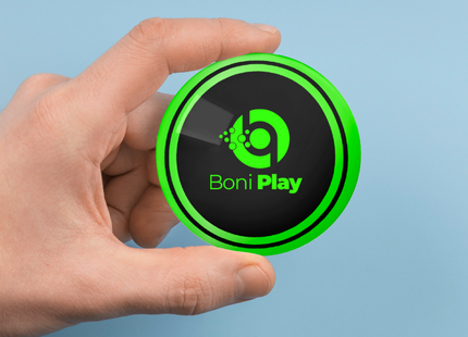 Etiqueta personalizada de vinilo verde neón