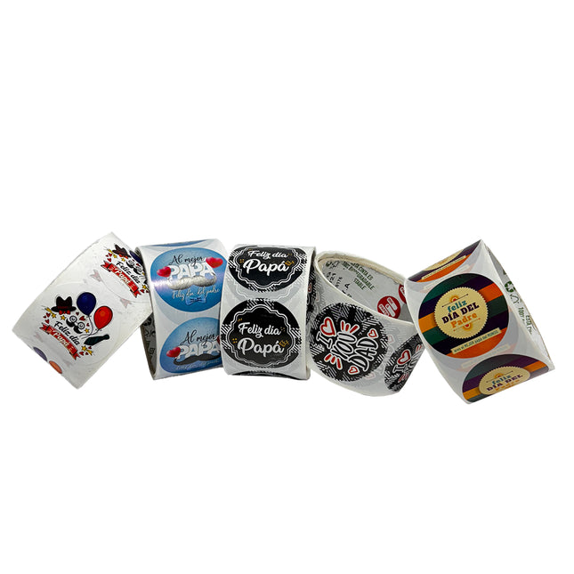 Caja Stickers Día del Papá | 16 cintas (7610677887185) (7610677952721)