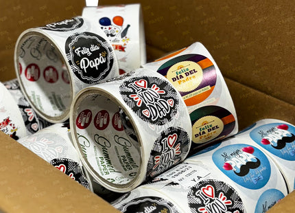 Caja Stickers Día del Papá | 16 cintas (7610677887185) (7610677952721)