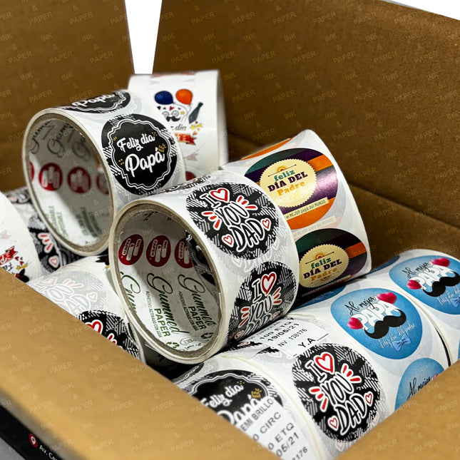 Caja Stickers Día del Papá | 16 cintas (7610677887185) (7610677952721)