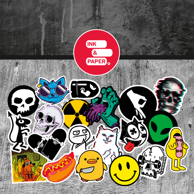 Pack de 20 stickers N4 (7603402014929)